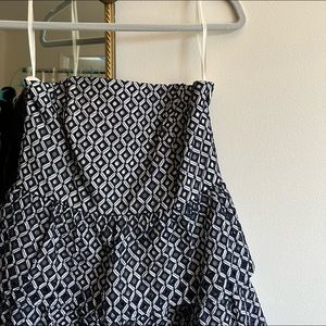 Navy Layered Dress - White House Black Market